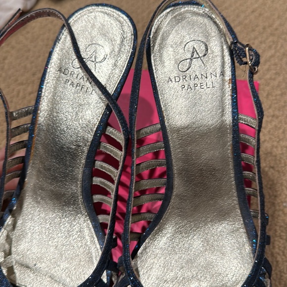 Beautiful party sparkling blue shoes - Picture 4 of 4